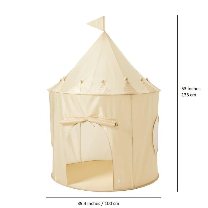 tente de jeu beige château sprout enfant Mlle et Coco