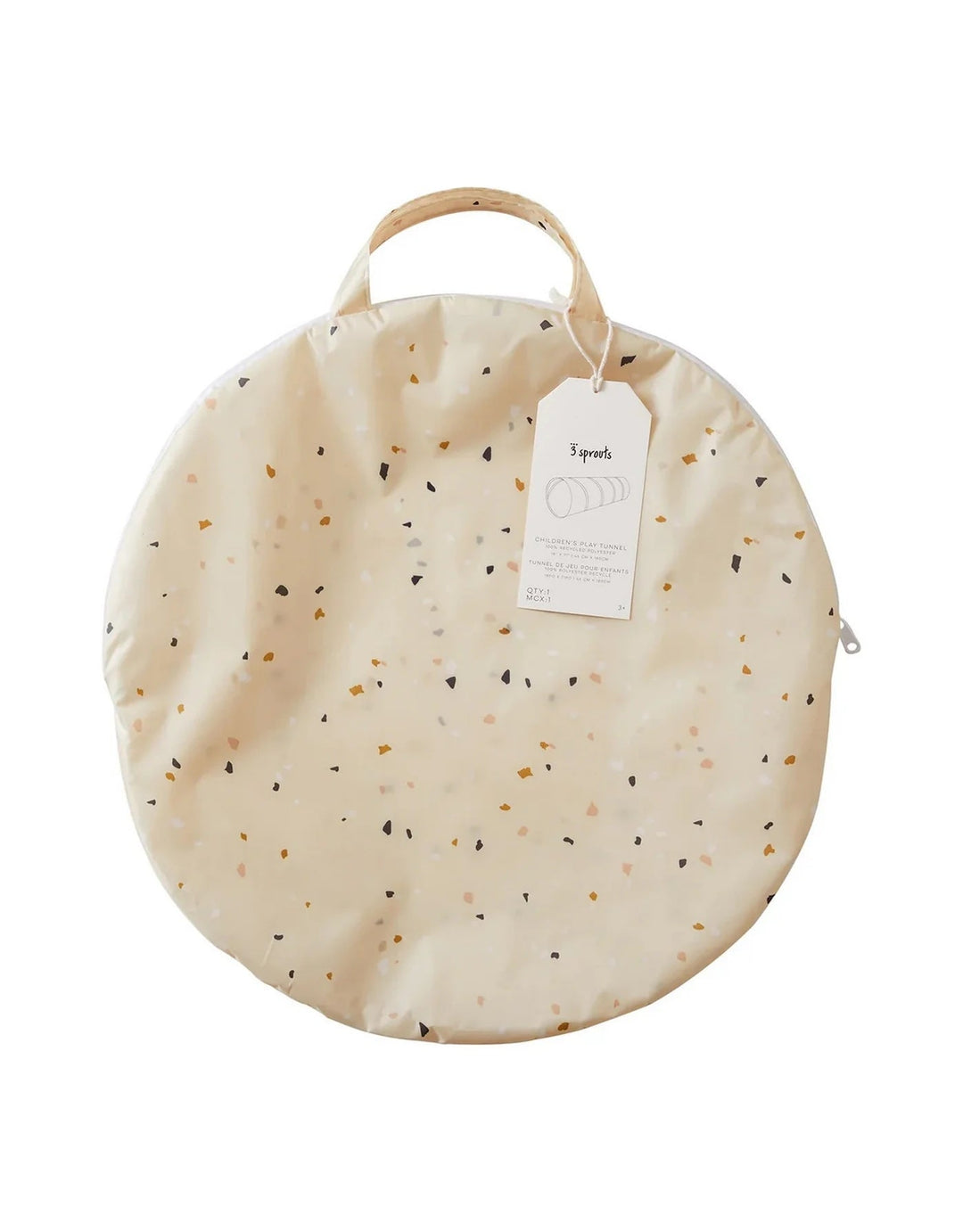Tunnel de jeu tissu Terrazzo 3Sprouts Mlle et Coco