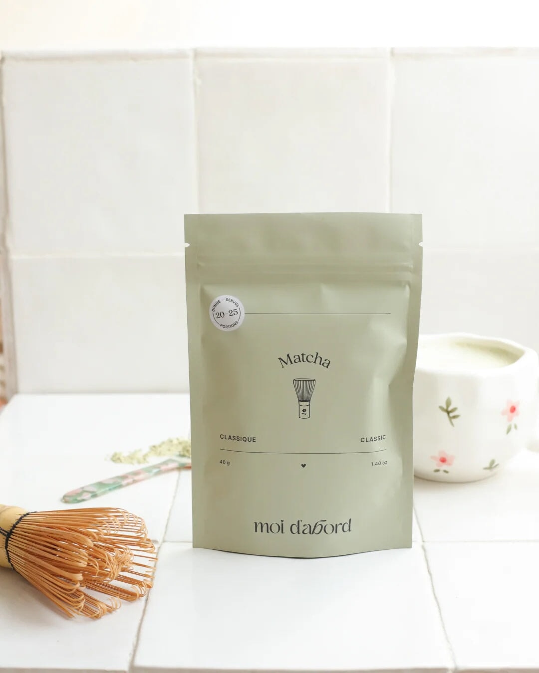 Thé matcha classique Moi d'abord Mlle et Coco