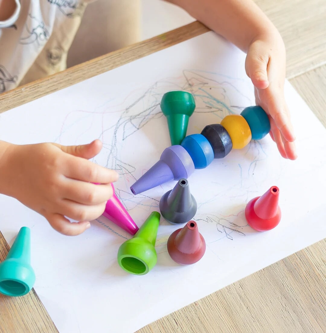 Crayon empilable couleur bonbon Tiger Tribe Mlle et Coco