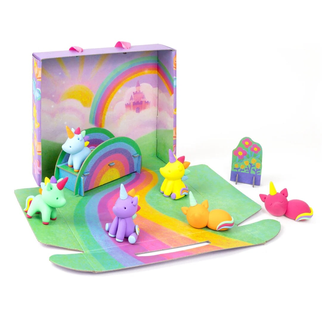 Bricolage Claytopia le monde des licornes Tiger Tribe Mlle et Coco