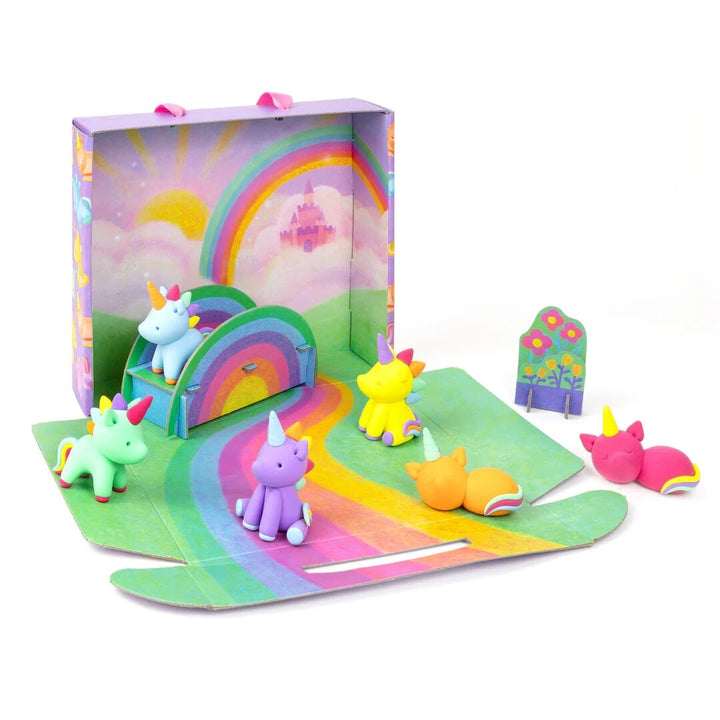 Bricolage Claytopia le monde des licornes Tiger Tribe Mlle et Coco