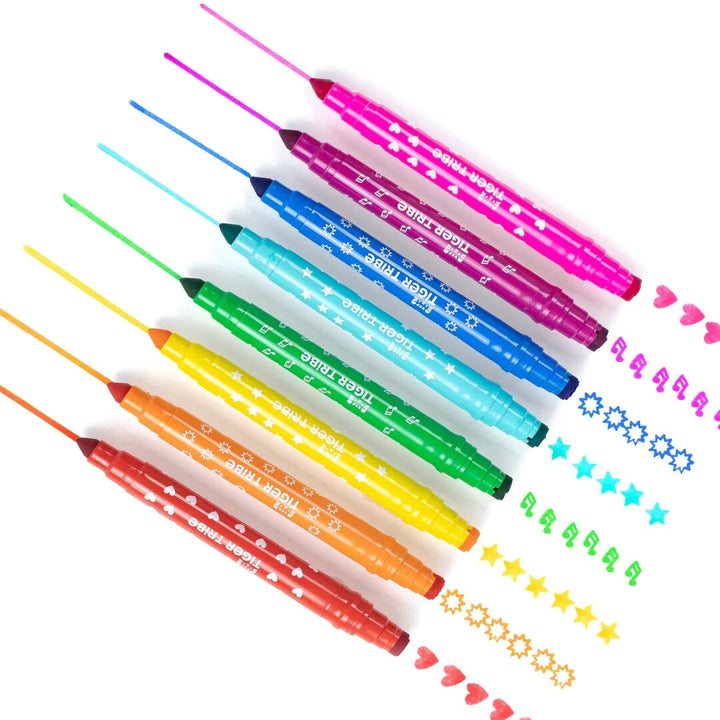 Crayon feutre tampons stamp Tiger Tribe Mlle et Coco