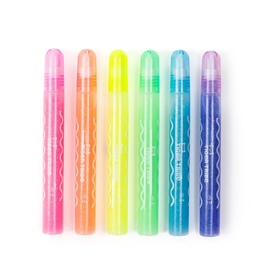 Crayon stylos lumineux phosphorescent Tiger Tribe Mlle et Coco
