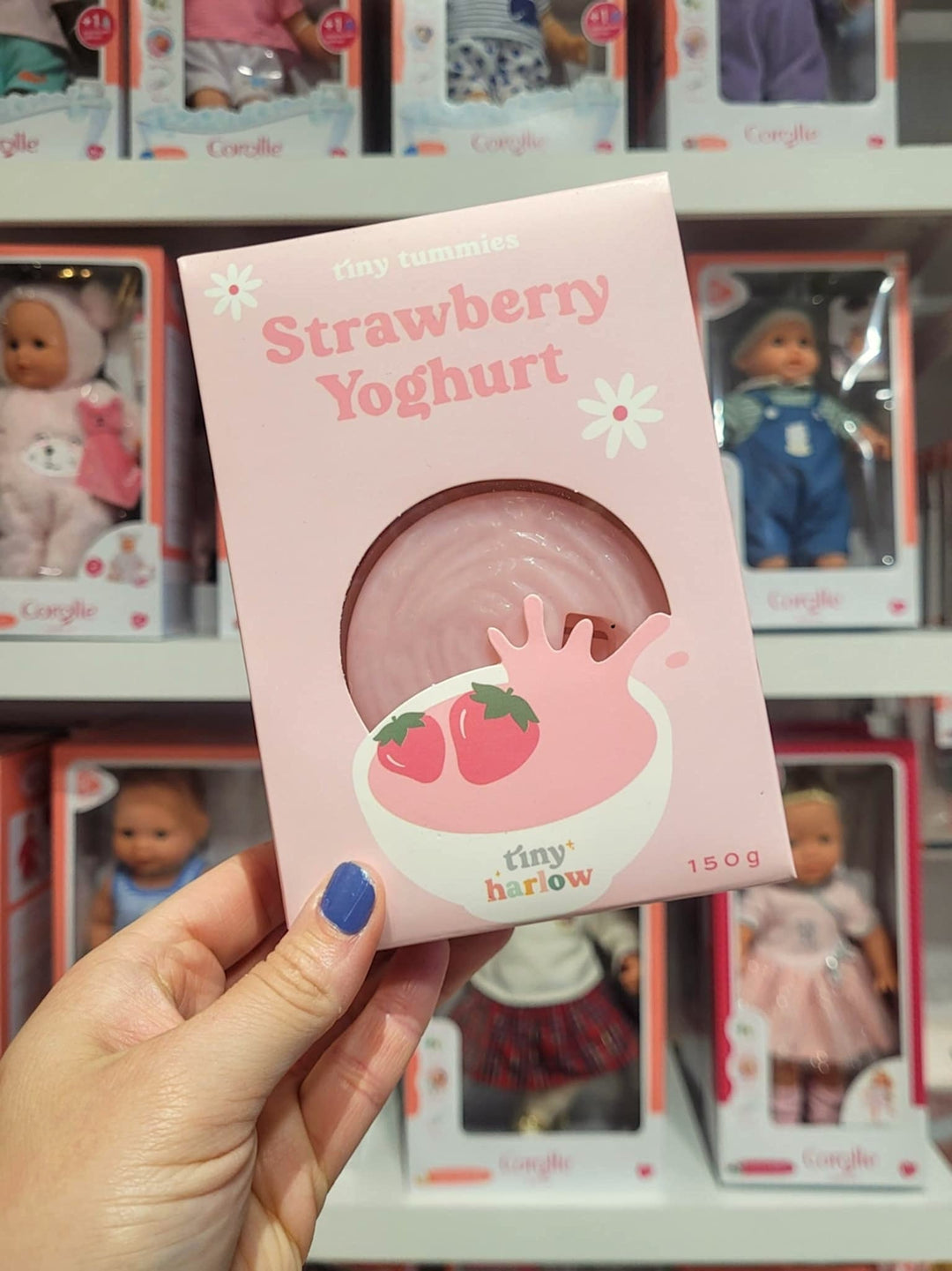 Accessoire pour poupée Yogourt à la fraise  Tiny Harlow