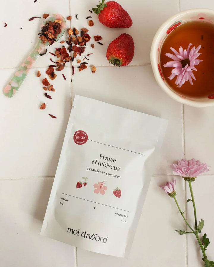 Tisane Fraise &amp; hibiscus Moi d&