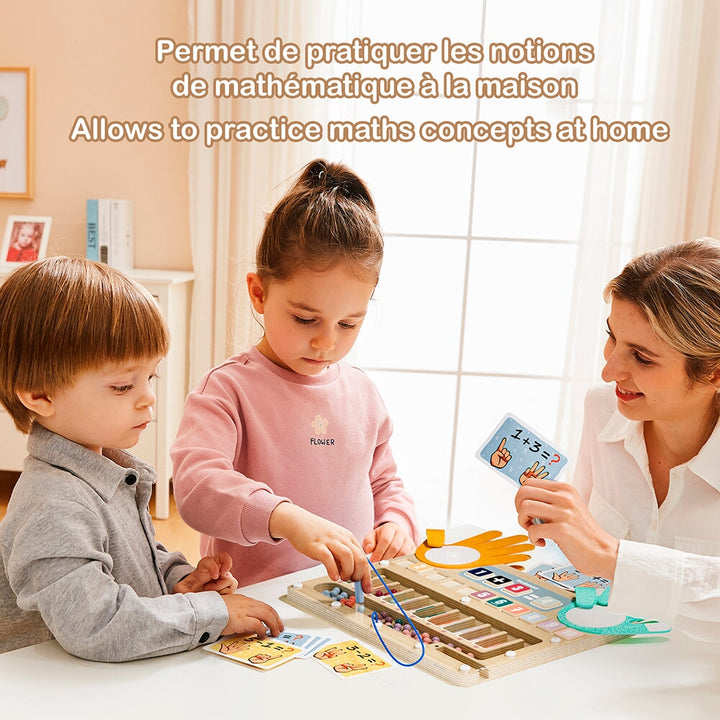 Jeu calculs au doight et aux perles Top Bright Mlle et Coco