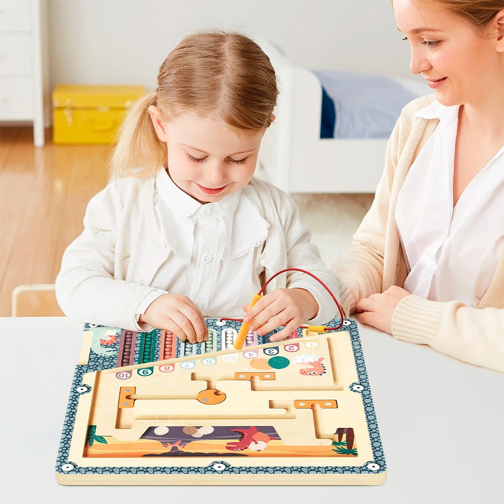 Labyrinthe des oeufs de dinosaures Top Bright Mlle et Coco