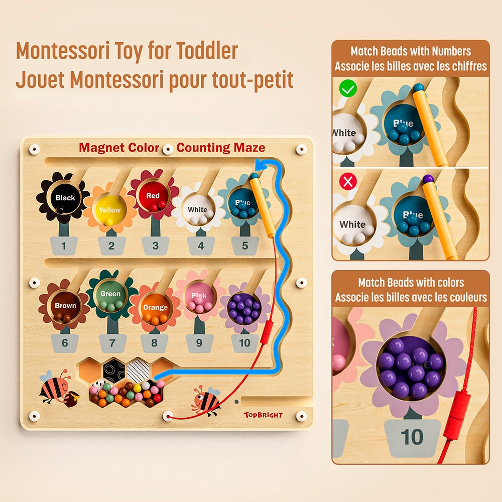topbright jeu labyrinthe abeille bois Mlle et Coco