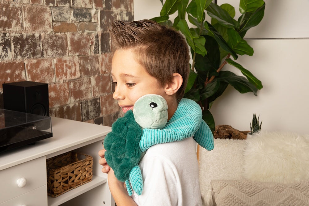syndney la tortue peluche Lestée Huggimals hugarounds Mlle et Coco