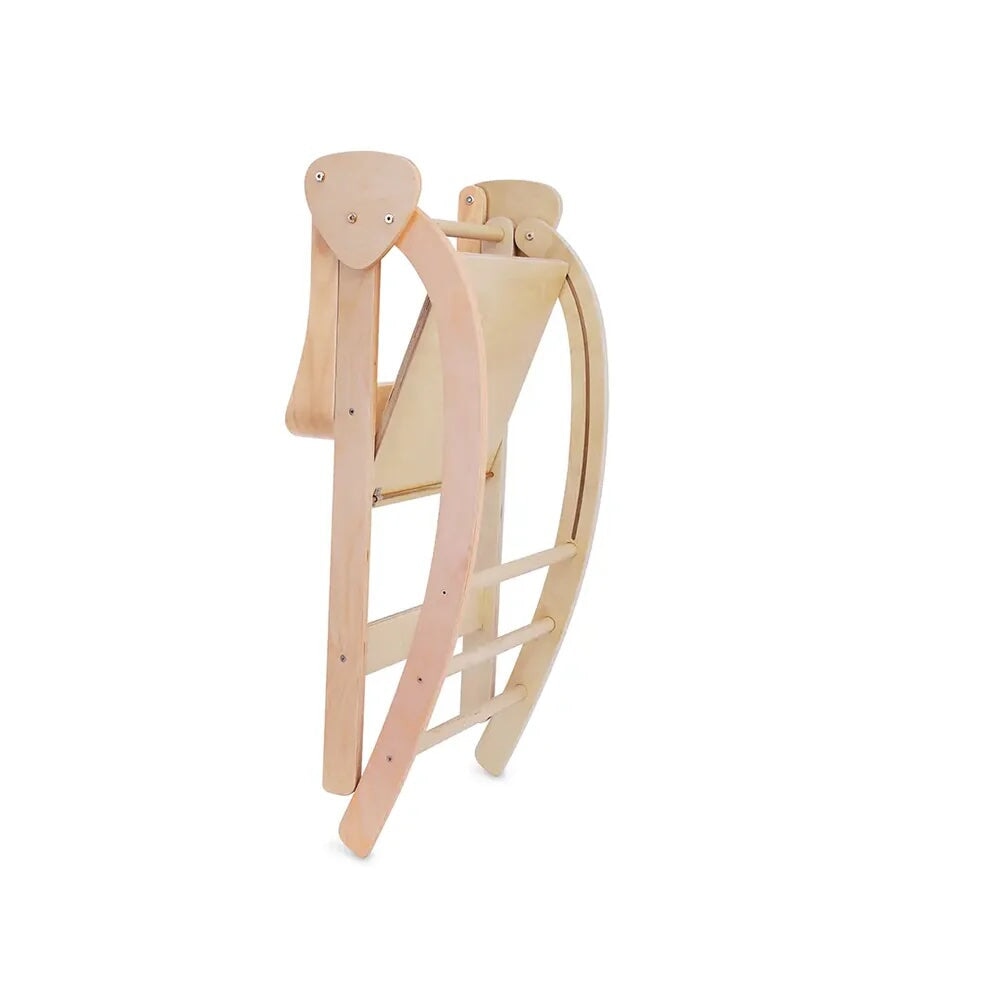 Tour d'observation en bois naturel Kinderfeets Mlle et Coco