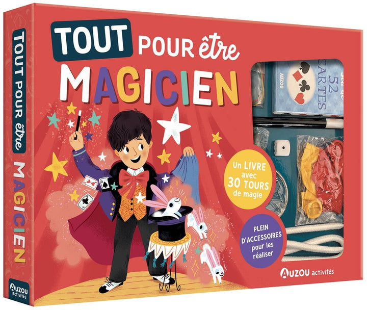 Coffret Auzou Tout pour être magicien Mlle et Coco