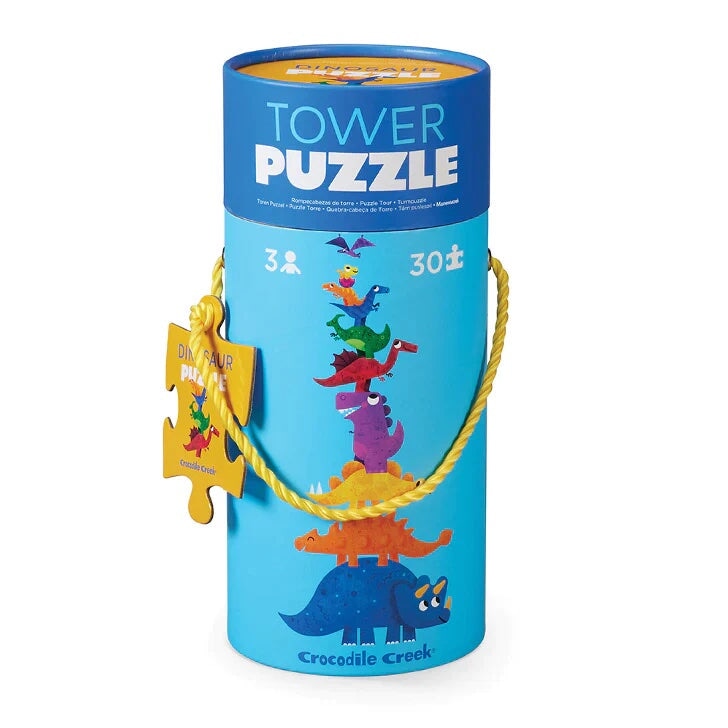 tower puzzle crocodile creek dinosaure casse-tête enfant