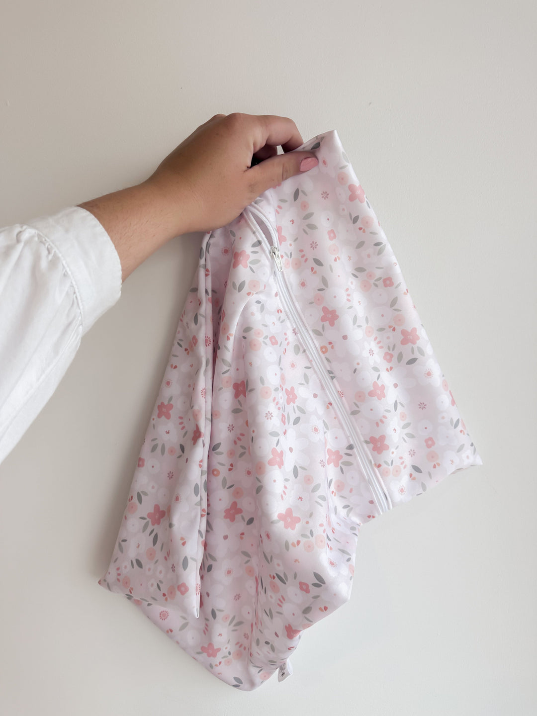 sac transport Délicatesse floral blush Mlle et Coco résistant eau