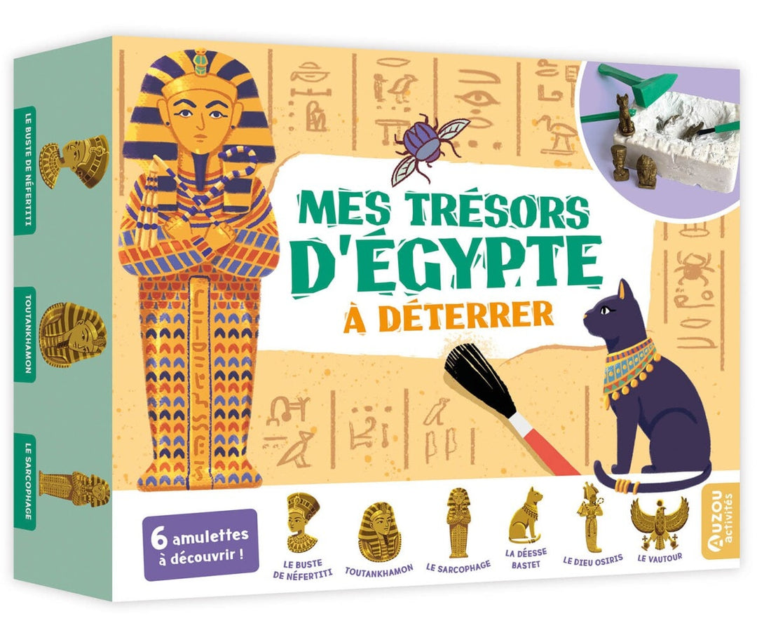 Mes trésors d'Égypte à déterrer Auzou Mlle et Coco