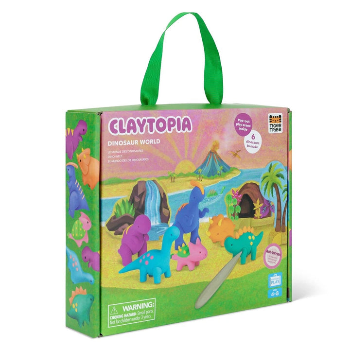 Bricolage Claytopia le monde des dinosaures Tiger Tribe Mlle et Coco