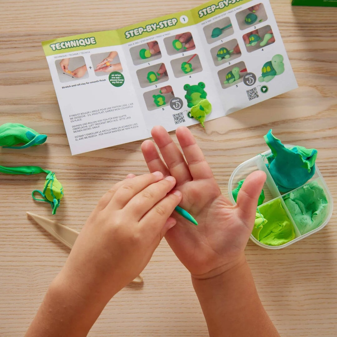 Ensemble créatif super clay jungle Tiger Tribe Mlle et Coco