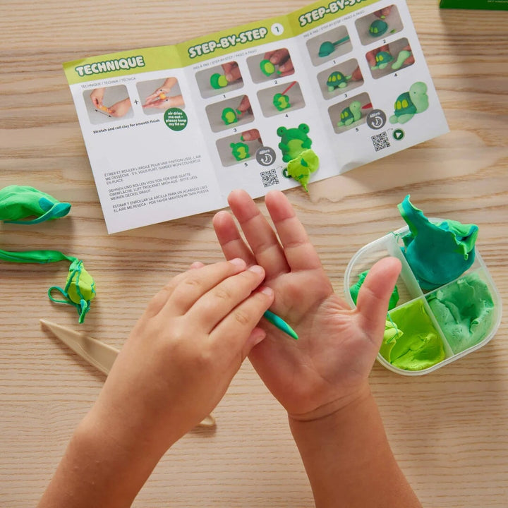 Ensemble créatif super clay jungle Tiger Tribe Mlle et Coco
