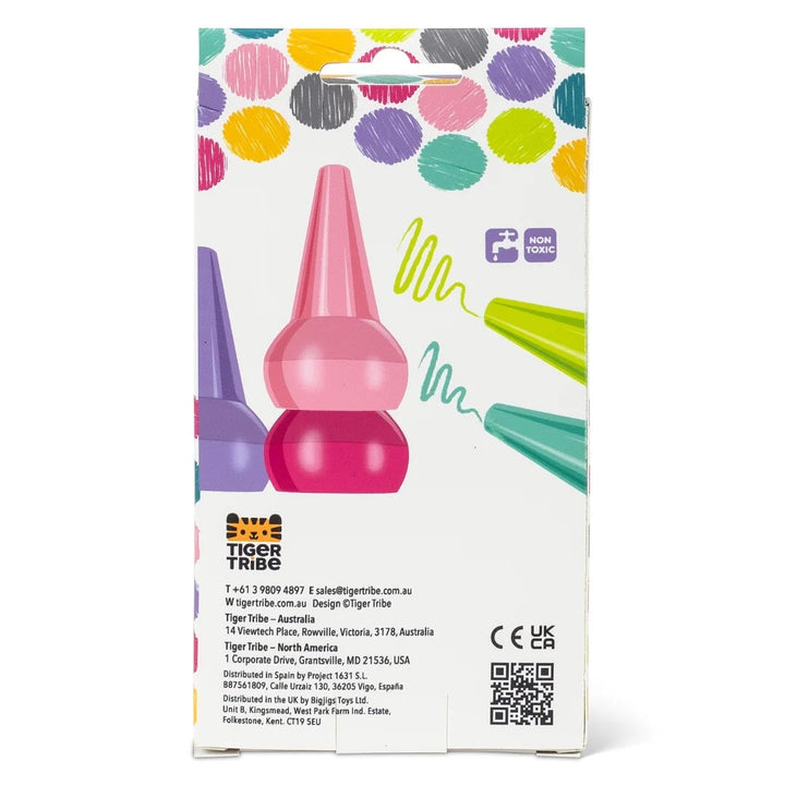 Crayon empilable couleur bonbon Tiger Tribe Mlle et Coco