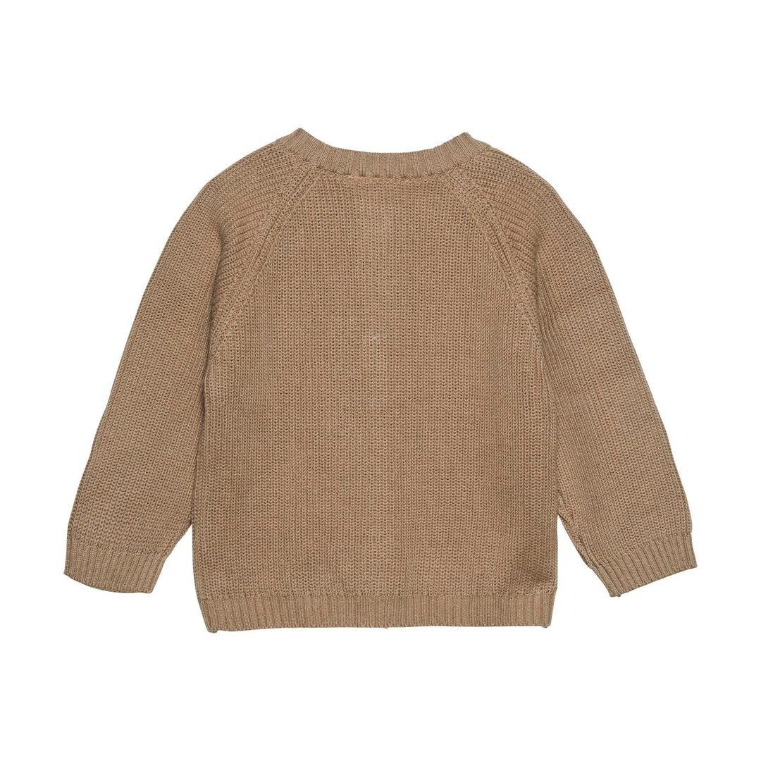 cardigan tricot bouton latte vêtement en-fant bébé