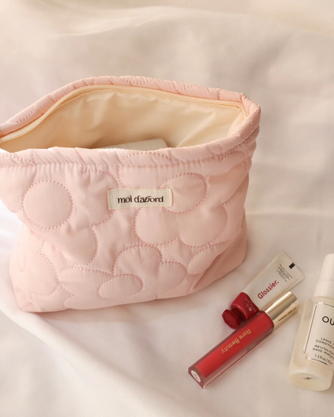 Trousse à cosmétique flora Rose Moi d'abord Mlle et Coco