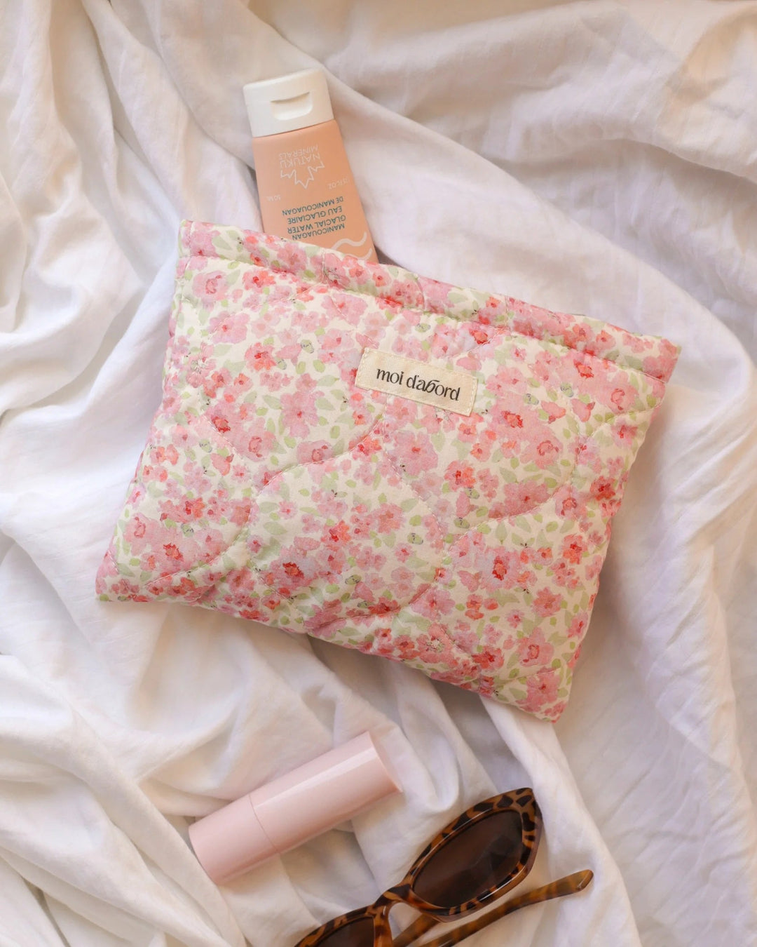 Trousse à cosmétique flora  Fleuri Moi d'abord