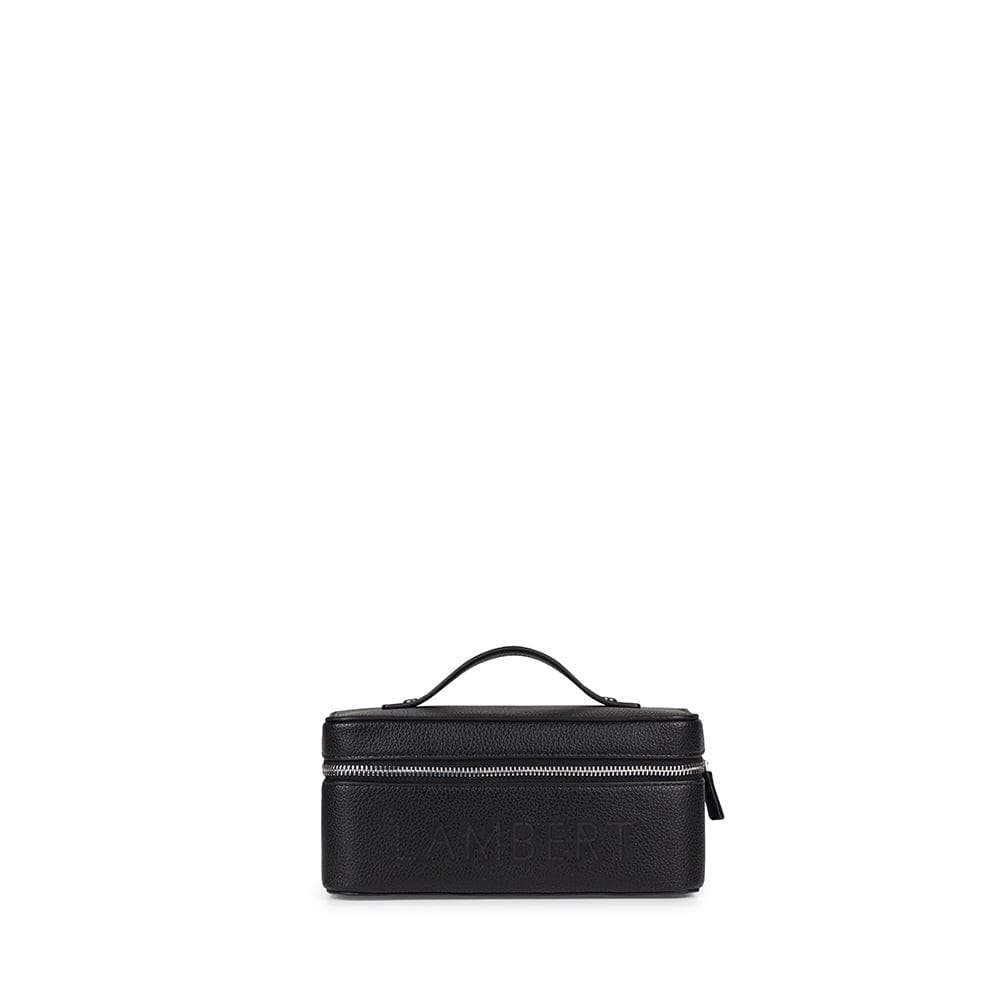 trousse cuir vegan noir Lambert Shelly Mlle et Coco