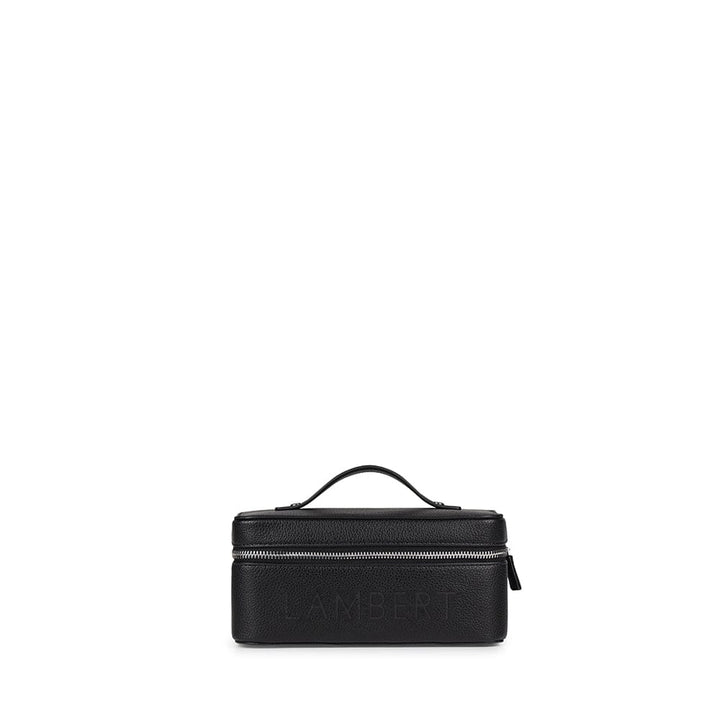 trousse cuir vegan noir Lambert Shelly Mlle et Coco