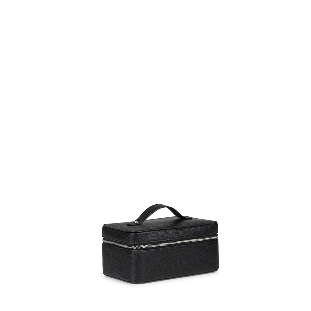 trousse cuir vegan noir Lambert Shelly Mlle et Coco