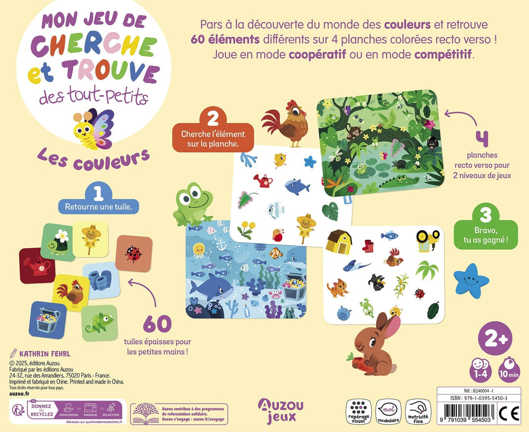 Mon jeu de cherche et trouve des tout-petits Auzou