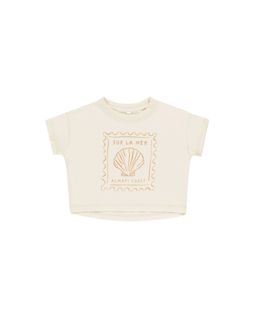 T-shirt manches courtes coquillage (sur la mer) Rylee + Cru Mlle et Coco