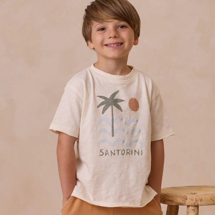 T-shirt manches courtes Santorini ivoire Rylee + Cru Mlle et Coco