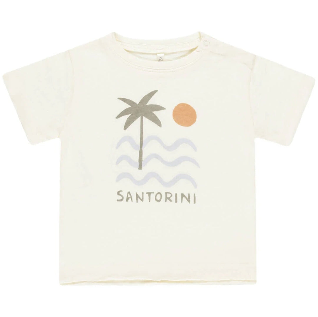 T-shirt manches courtes Santorini ivoire Rylee + Cru Mlle et Coco