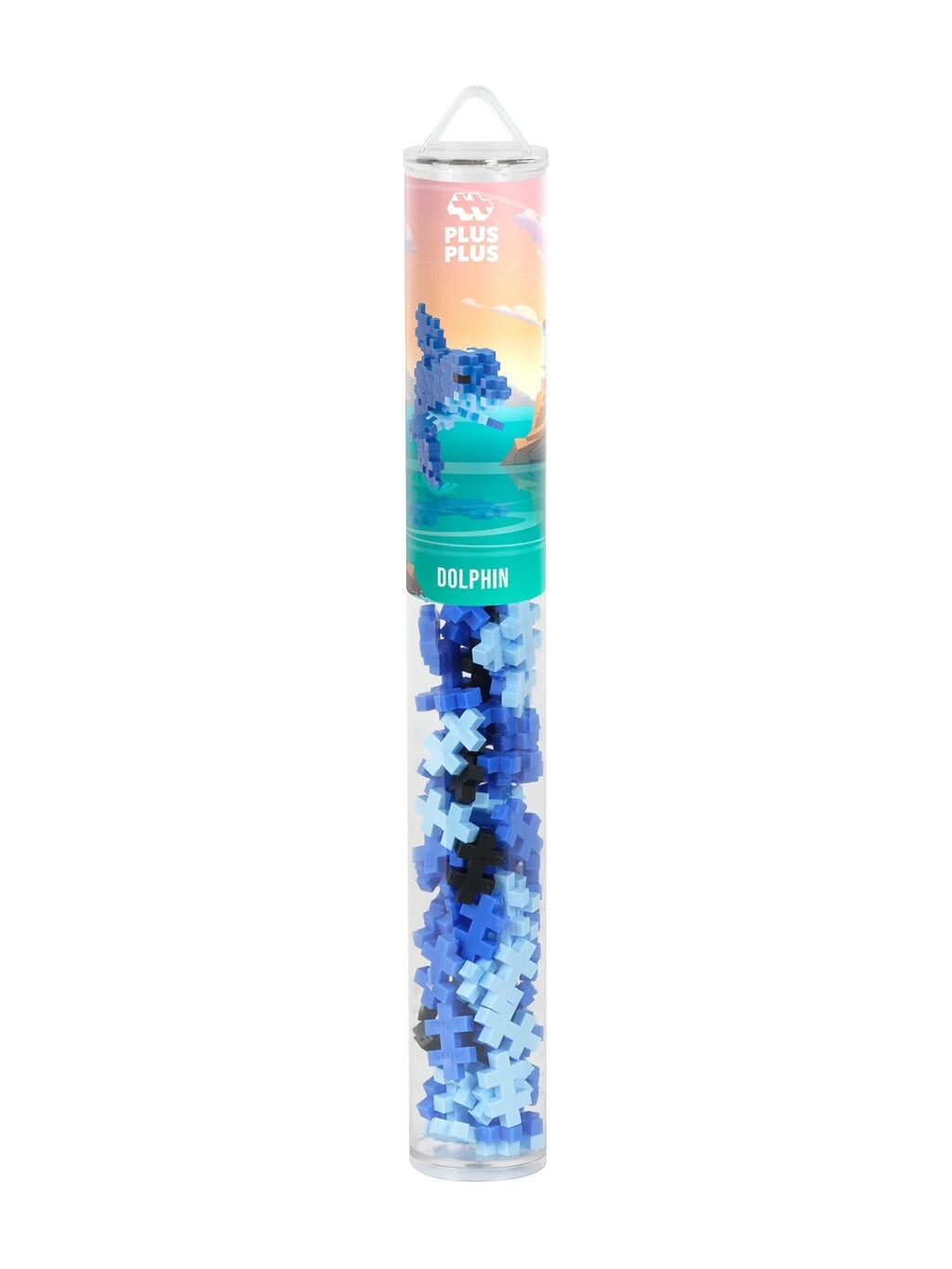 Puzzle en tube Plus Plus Dauphin 70 pièces 