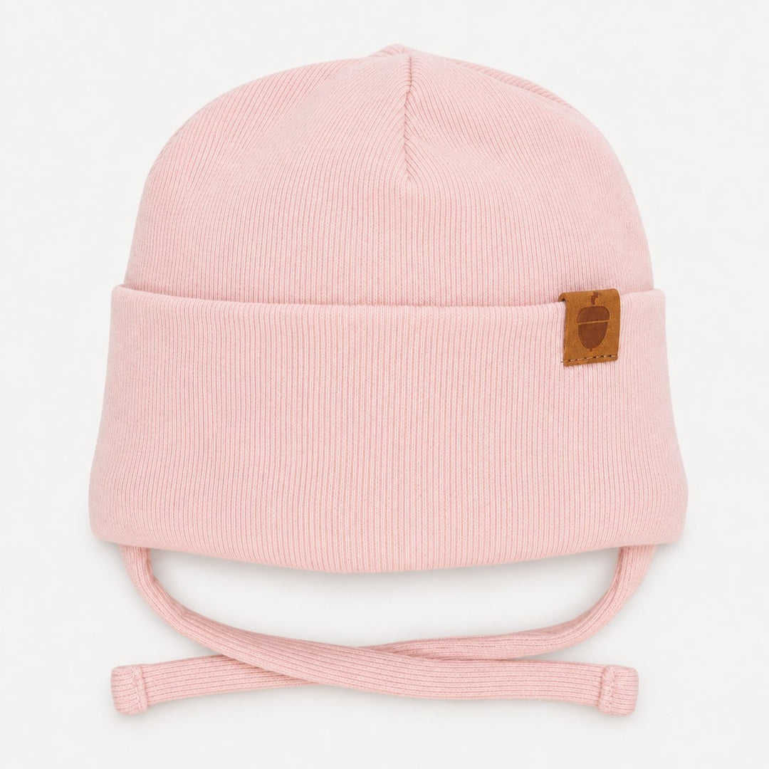 Chapeau en tricot mi-saison rose Calikids Mlle et Coco