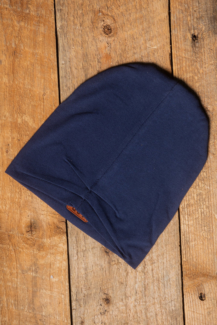 tuque mi-saison marine L&amp;P Boston Mlle et Coco