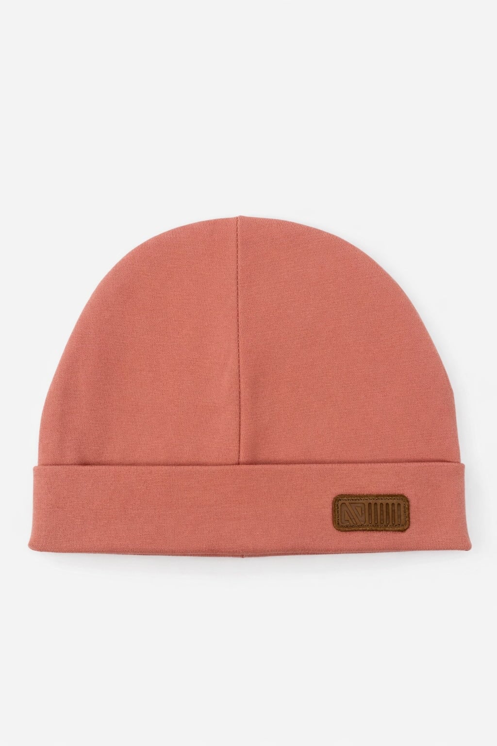 Tuque en jersey de coton rose corail Nanö Mlle et Coco