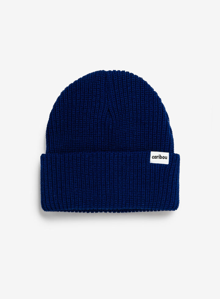 tuque laine mérinos indigo Caribou Mlle et Coco compagnie québécoise