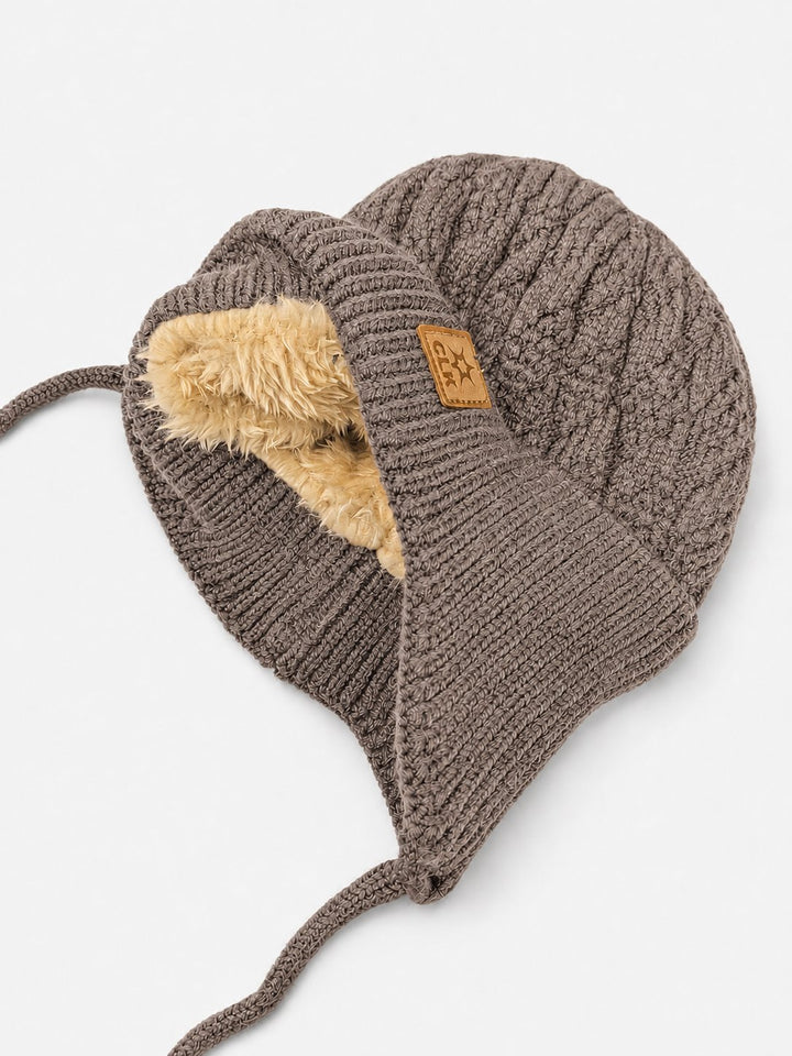 Tuque en tricot tressé Mocha (0 mois-3 ans) Calikids Calikids 