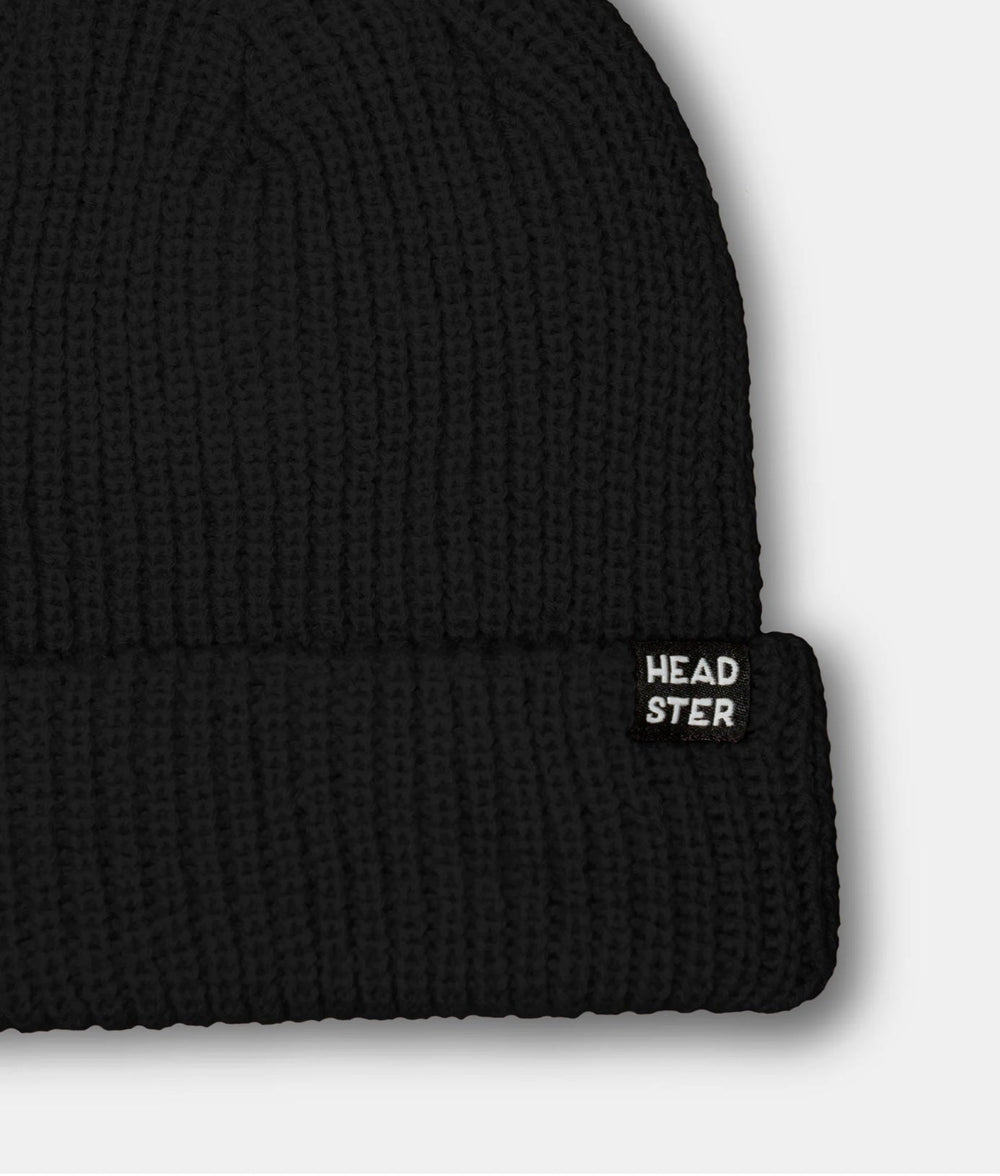 Tuque Minimal (2-5 ans et +)  Noir Headster Kids Mlle et Coco