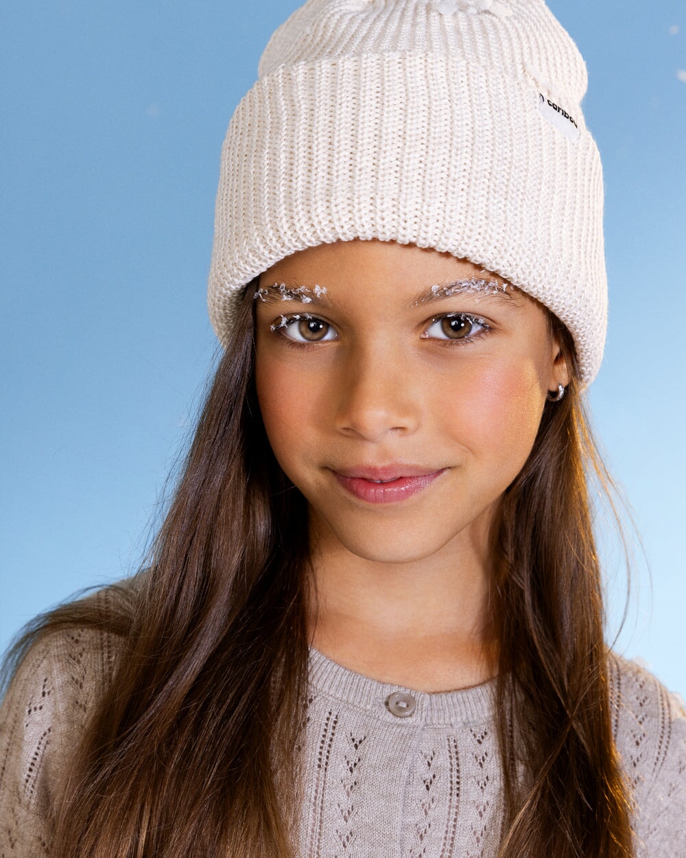 Tuque pêcheur laine mérinos Avoine Caribou Mlle et Coco
