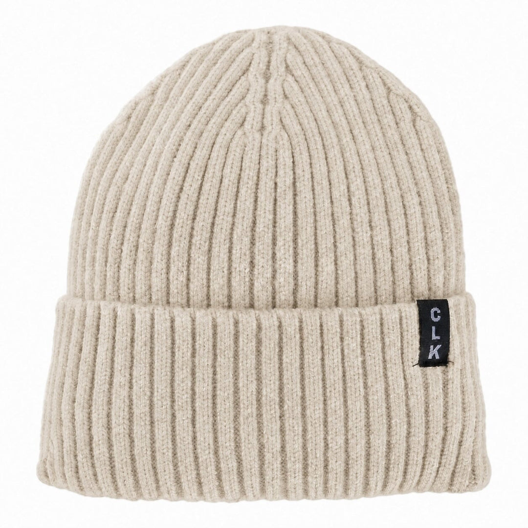 Tuque tricot beige (2 à 10 ans) Calikids Mlle et Coco