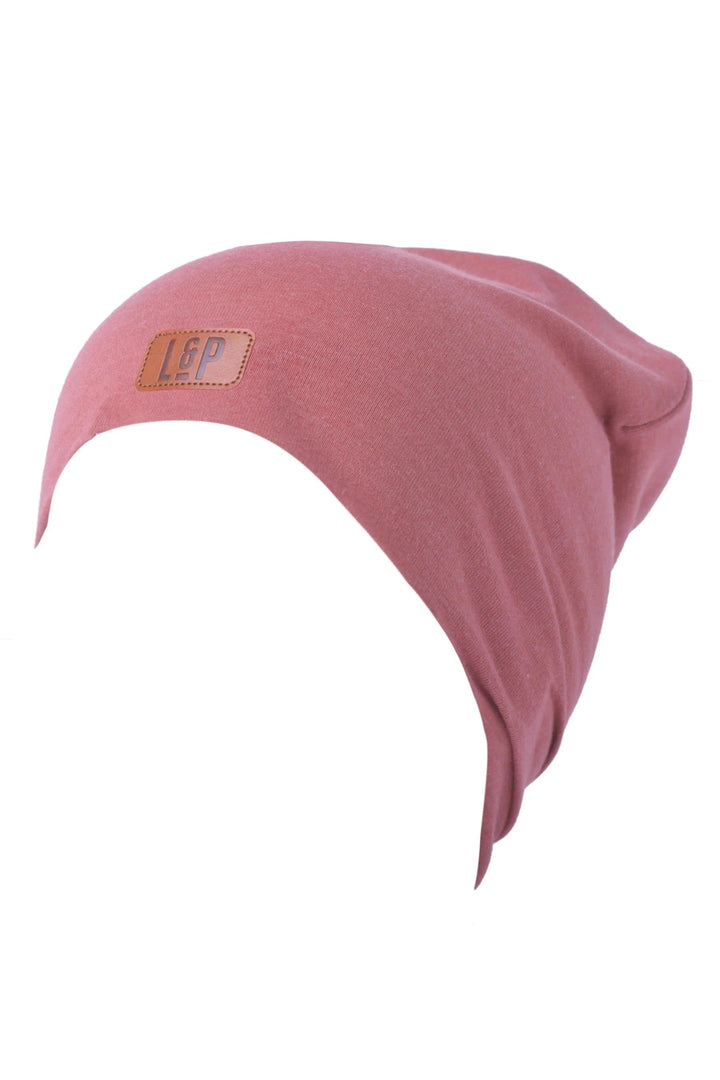 tuque vieux rose Boston beanie L&amp;P accessoire Mlle et Coco
