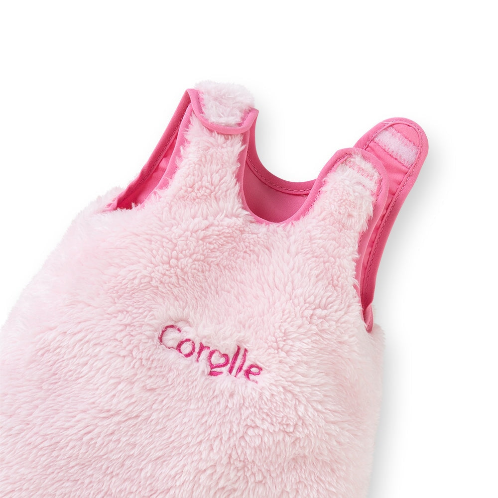 sac de couchage turbulette peluche rose Corolle poupée accessoire