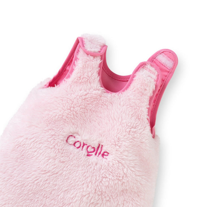 sac de couchage turbulette peluche rose Corolle poupée accessoire
