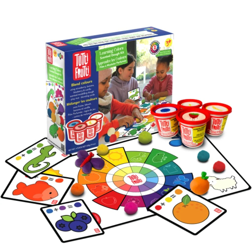 Ensemble de pâte à modeler apprendre les couleurs Tutti Frutti Mlle et Coco