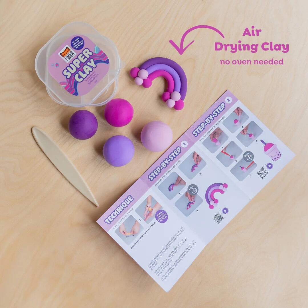 Ensemble créatif super clay twilight Tiger Tribe Mlle et Coco