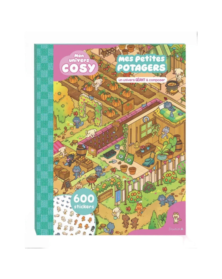 Mon univers cosy - mes petits potagers - Un univers géant à composer ! Auzou Éditions Mlle et Coco