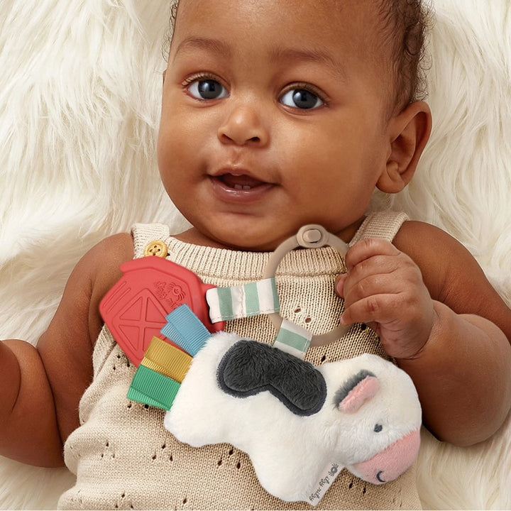 jouet dentition peluche ferme vache itzy ritzy Mlle et Coco