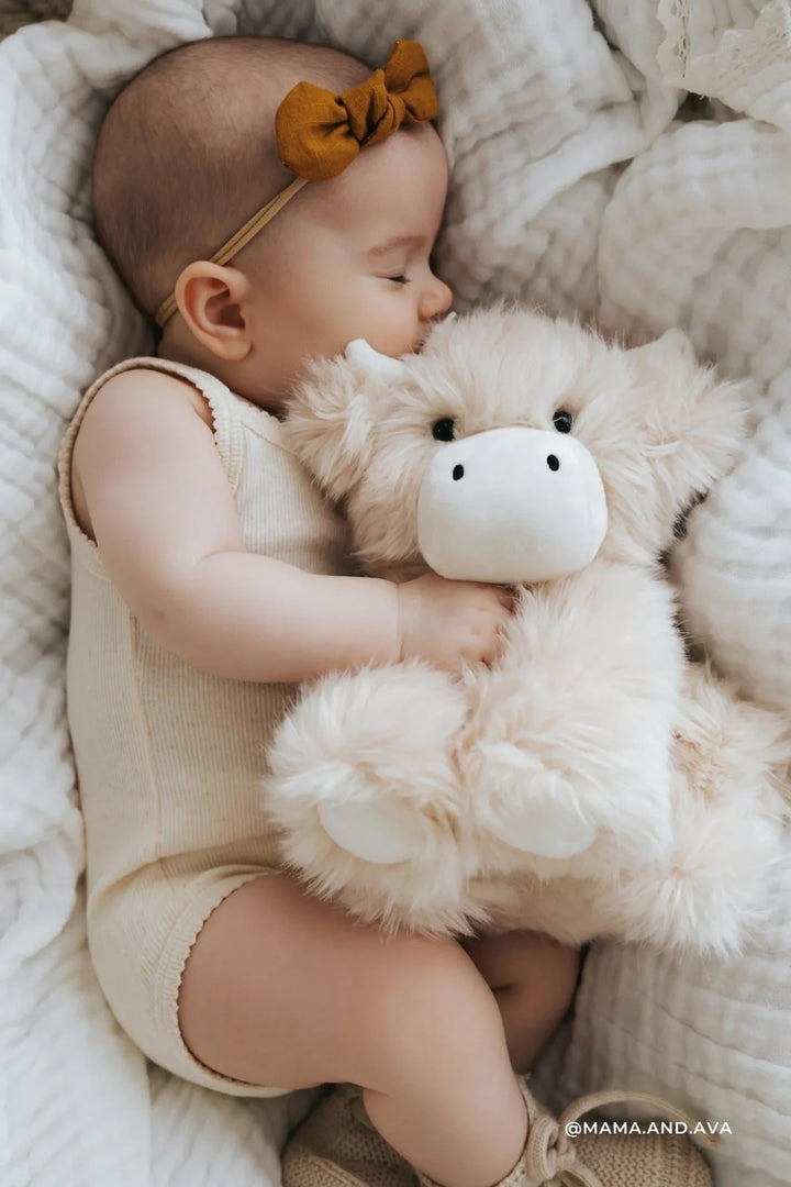 peluche vache Highland Snuggle Bunnies Mlle et Coco